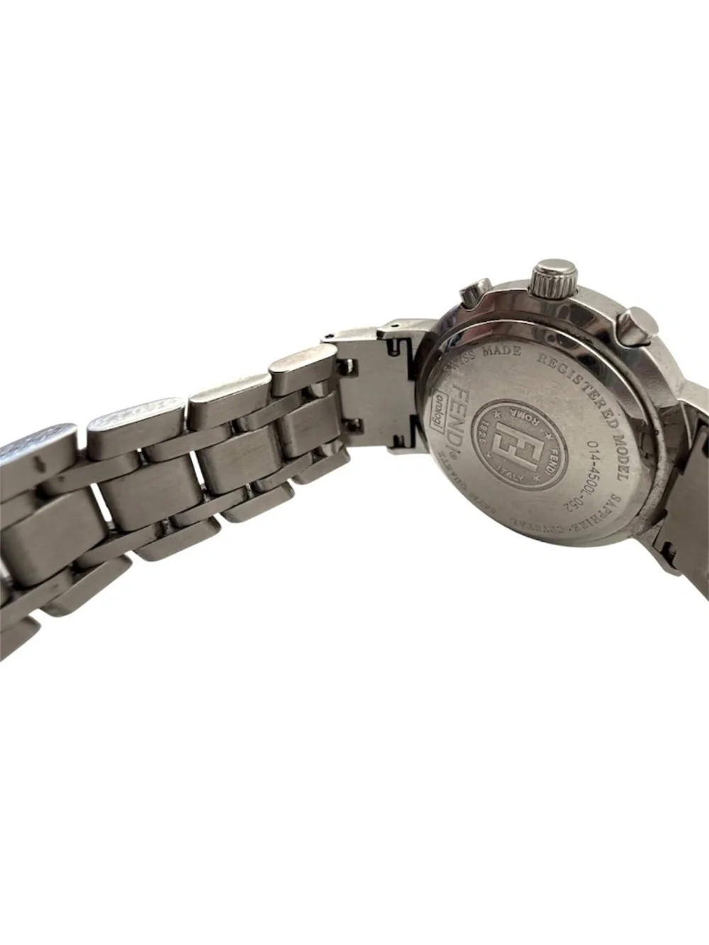 VINTAGE Fendi Orologi 4500L Zucca Chronograph Watch - Fresh Battery